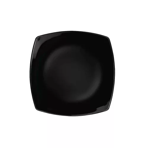 Bormioli Rocco ECLISSI NERO lapos tányér 26x26 cm