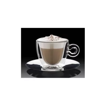 * THERMIC GLASS alj+cappuccino csészes 16,5cl-es 2db-os