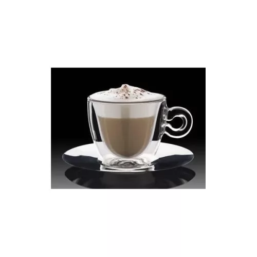* THERMIC GLASS alj+cappuccino csészes 16,5cl-es 2db-os