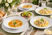 Luminarc Every Day 18 részes fehér üveg étkészlet 6 személyes tányérkészlet