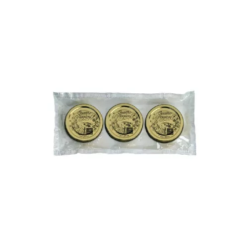 Bormioli Rocco QUATTRO üveghez tető 5,6 cm (átmérő) 3 db-os kiszerelés