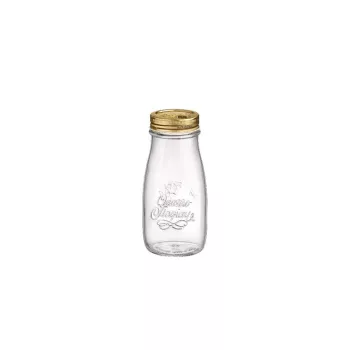 Bormioli Rocco QUATTRO ÚJ tároló üveg+tető 0,40 l