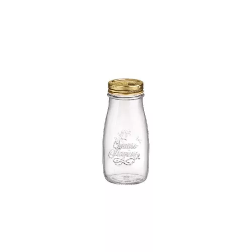 Bormioli Rocco QUATTRO ÚJ tároló üveg+tető 0,40 l