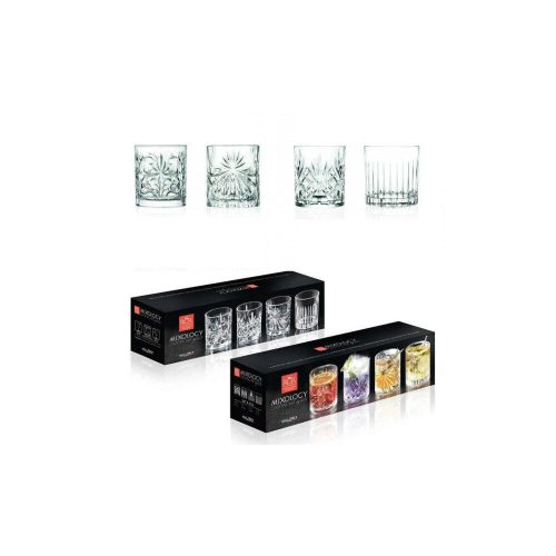 RCR MIXOLOGY whiskys pohár set  (4 db)