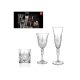 RCR MELODIA pohár set /3 x 6 db whiskys, pezsgős, boros/ (18 db)