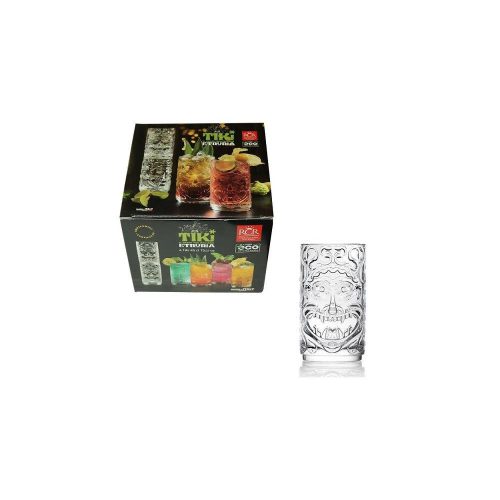 RCR TIKI ETRURIA koktélos pohár 45 cl (4 db)
