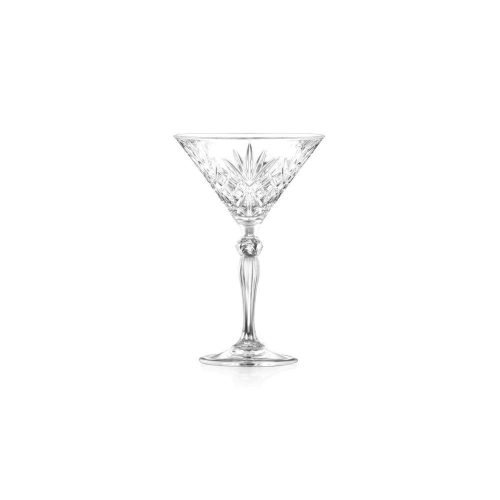RCR MELODIA talpas martini pohár 21cl 6db