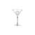 RCR MELODIA talpas martini pohár 21cl 6db