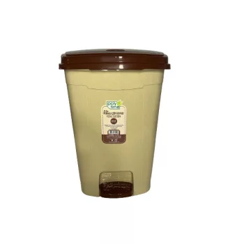 Pedálos szemetes (22 l), bézs