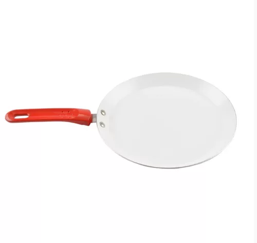 Kerámia bevonatos palacsintasütő 24 cm piros