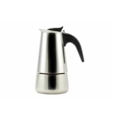 Inox 4 személyes kotyogós kávéfőző díszdobozban