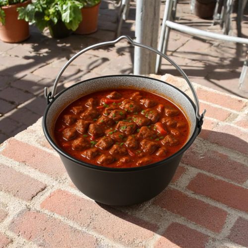 Gránitos bográcsgulyás (14 L-es)