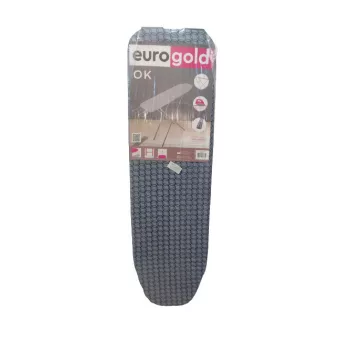 Vasalóállvány fa 110*30 cm szürke rács mintás