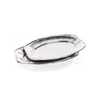   2 db-os Happy Green ovális alumínium BBQ tálca (33,5x23,5 cm-es)