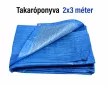 Takaróponyva 2x3 m kék