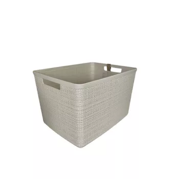 Kosár 36x28x23cm Jute bézs (KKS)