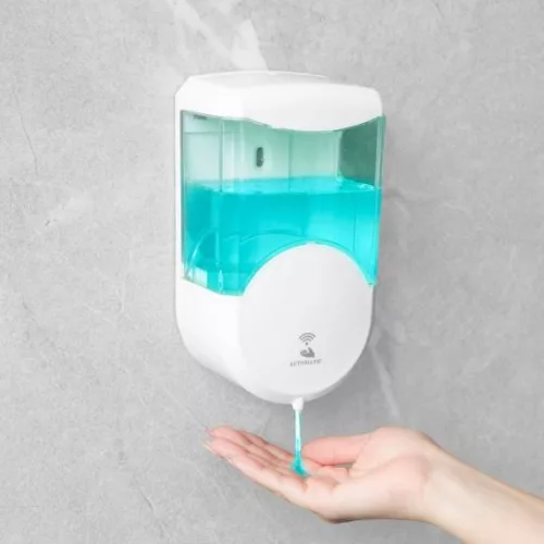 Szenzoros fali szappanadagoló elemes (600 ml-es)