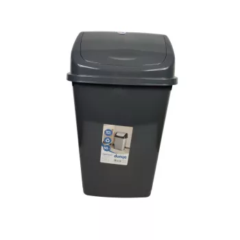 Billenős szemetes 50 l Fekete (KKS)