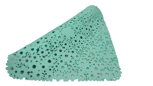 Csúszásgátló zuhanyzóba, 53x53 cm zöld