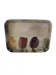 Tálca 33x24,5x1,8 cm Tulipán mintával (KKS)