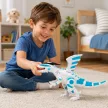 Játék robotdinoszaurusz fehér színben (elemes)