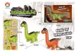 Játék Brachiosaurus (elemes)