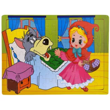 Fa Piroska és a farkas puzzle