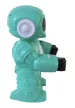 Játék robot türkíz színben (elemes)