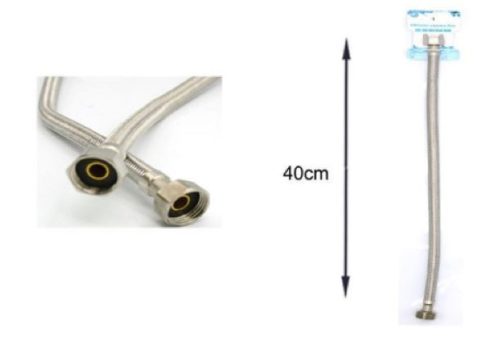 Flexibilis vízbekötőcső 1/2 40 cm