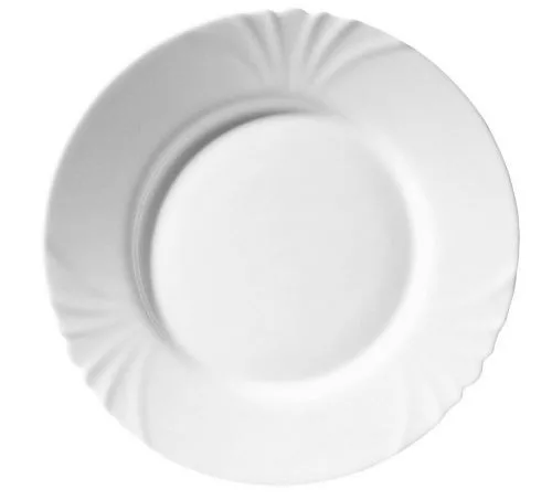 Üveg lapostányér CADIX 25 cm