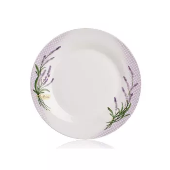 Porcelán lapostányér (24 cm-es)