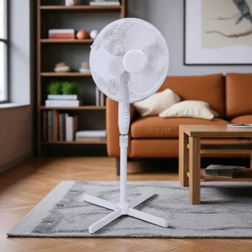Álló ventilátor fehér színben (45W-os)