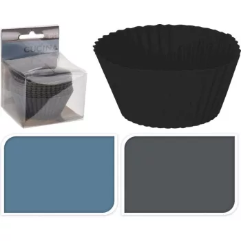 Szilikon muffin forma vegyes színben