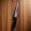 Excellent Houseware Konyhai kés 23 cm – fekete ergonomikus markolattal