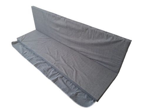 Hintaágy párnalap 200 cm szürke színben