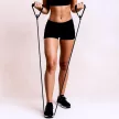 XQ Max erősítő gumikötél fogantyúval, 120 cm, erős – Otthoni edzéshez, fitnesz, crossfit