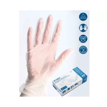   XL-es egyszer használatos nitril kesztyű áttetsző színben 100 db/doboz