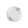 Berlinger Haus 18 részes porcelán étkészlet 6 személyre fehér zöld növénymintás virágos
