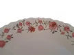 Opál lapostányér rózsás mintával (26,8 cm-es)