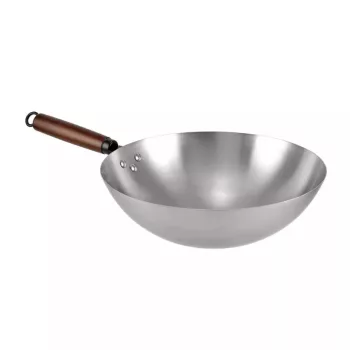 Tradícionális kínai wok 32cm, 1,3mm vas Perfect Home