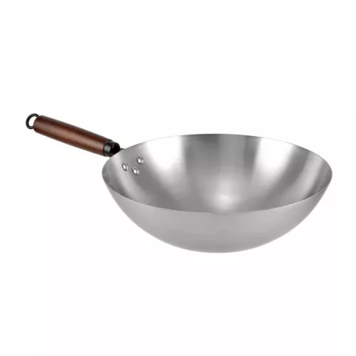 Tradícionális kínai wok 32cm, 1,3mm vas Perfect Home