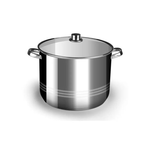 Perfect Home Rozsdamentes fazék 16 cm-es + üvegfedő (2,4 L-es)