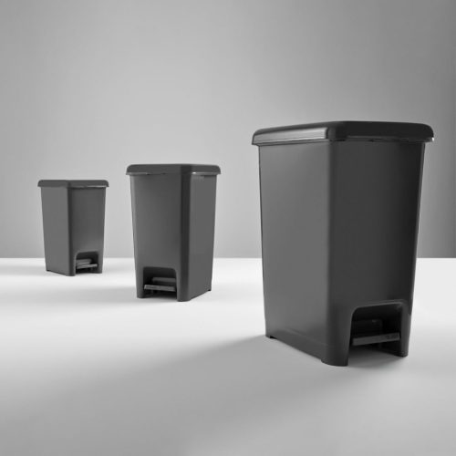 Pedálos slim szemetes kuka 40 L-es (antracit színben)