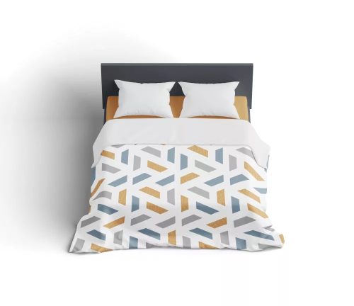 Microfiber Geometry mintás paplan 140x200 cm-es (400 g-os)