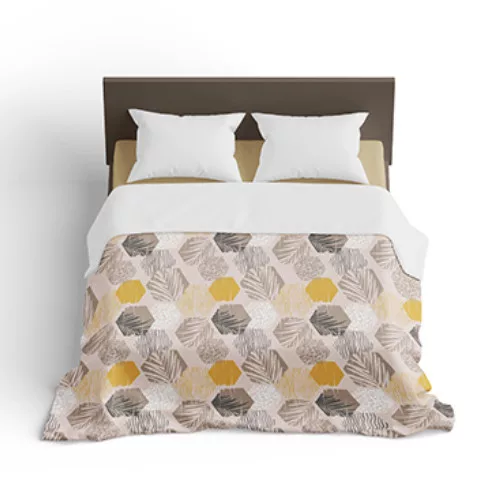 Microfiber Honey mintás paplan 140x200 cm-es (800 g-os)