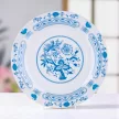 ONION 18 részes porcelán tányérkészlet - elegáns kék hagymás mintával