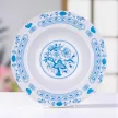  ONION 18 részes porcelán tányérkészlet - elegáns kék hagymás mintával