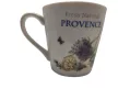 porcelán csésze páros, kanállal levendula mintával (320 ml-es)