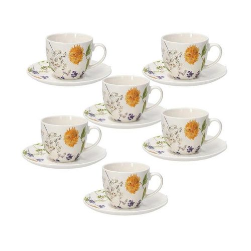 Tognana AUDREY IRIS porcelán teás készlet 20 cl (6 db)