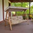 Hintaágy párna 160 cm 3 részes Bézs